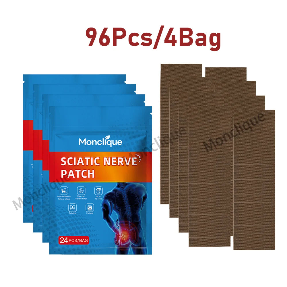 Moxibustion Hip & Back Acupuncture Patches 24/96 Pcs Wellness Body Patch Qst 96Pcs