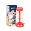 Rotating Flour Sieve Cup – Hand-Held Semi-Auto Baking Sifter Flour Sifter Cup Qst Red
