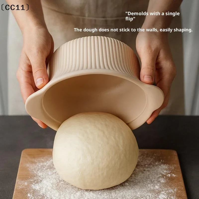 Silicone Pizza Dough Proofing Box with Lid – Non-Stick Dough Proofing Box Qme