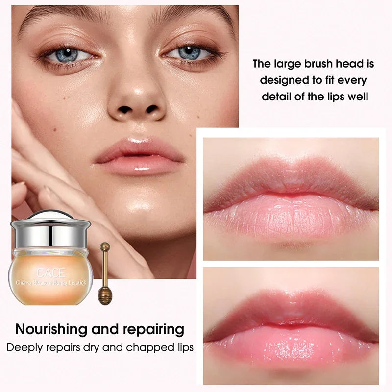 CACE Cherry Blossom Honey Lip Balm – Hydrating & Plumping Lip Balm Qme