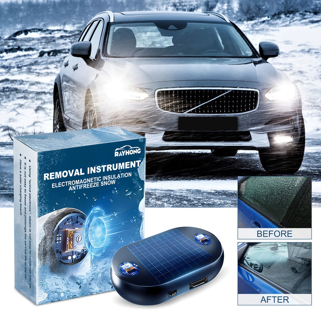Portable Car Ice Scraper – Windshield & Mirror Defroster Car Ice Scraper Qst