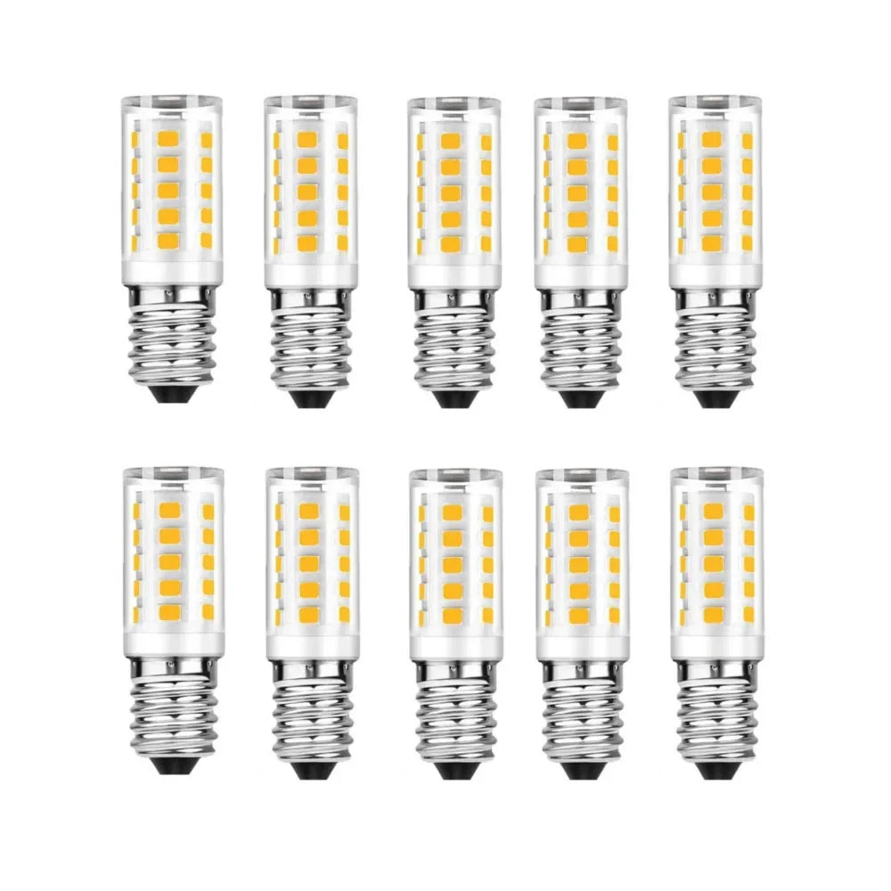 E14 LED Bulb 5W SMD2835 Ceramic Warm Cool White – 10 Pack LED Light Bulb Qme