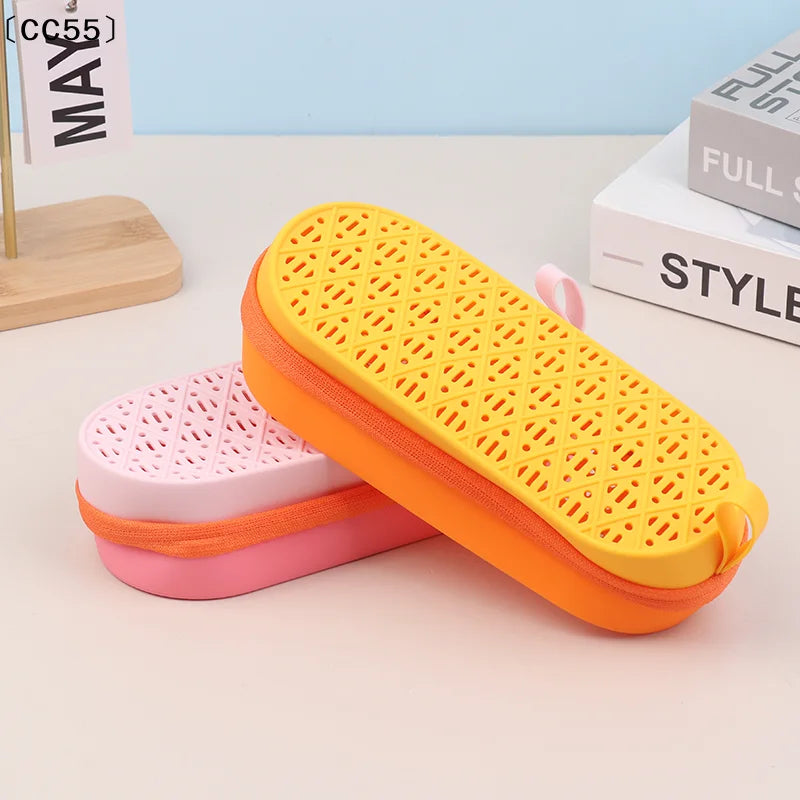 Silicone Eyeglass Case – Soft Shell Goggle & Glasses Protector Eyeglass Case Qst