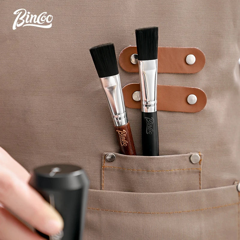 Bincoo Espresso Cleaning Brush – Wood Handle Barista Tool Coffee Cleaning Brush Qst
