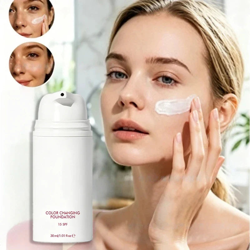 Color-Changing Foundation Concealer – Long-Lasting Coverage Foundation Concealer Qme
