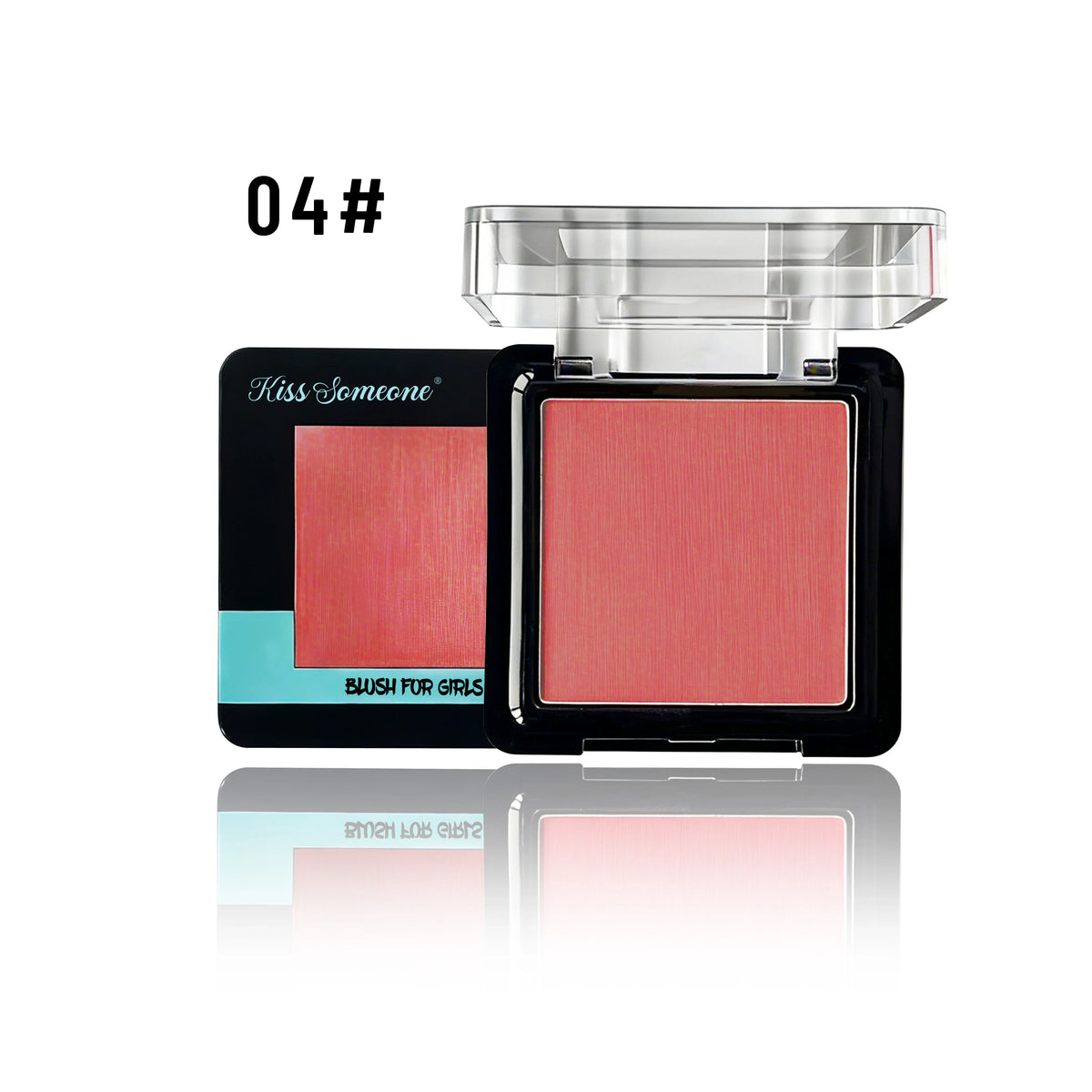 Vegan Matte Blush Powder Palette | 6 Shades, Long-Lasting Matte Blush Palette Qme 04 5g