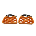 Bike Handlebar Repair Stand Non-Slip Support Bracket MTB Handlebar Repair Bracket Qme orange 2pcs