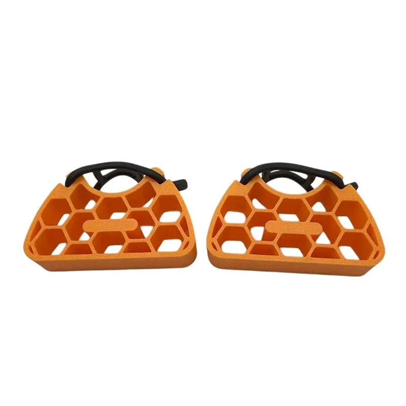 Bike Handlebar Repair Stand Non-Slip Support Bracket MTB Handlebar Repair Bracket Qme orange 2pcs