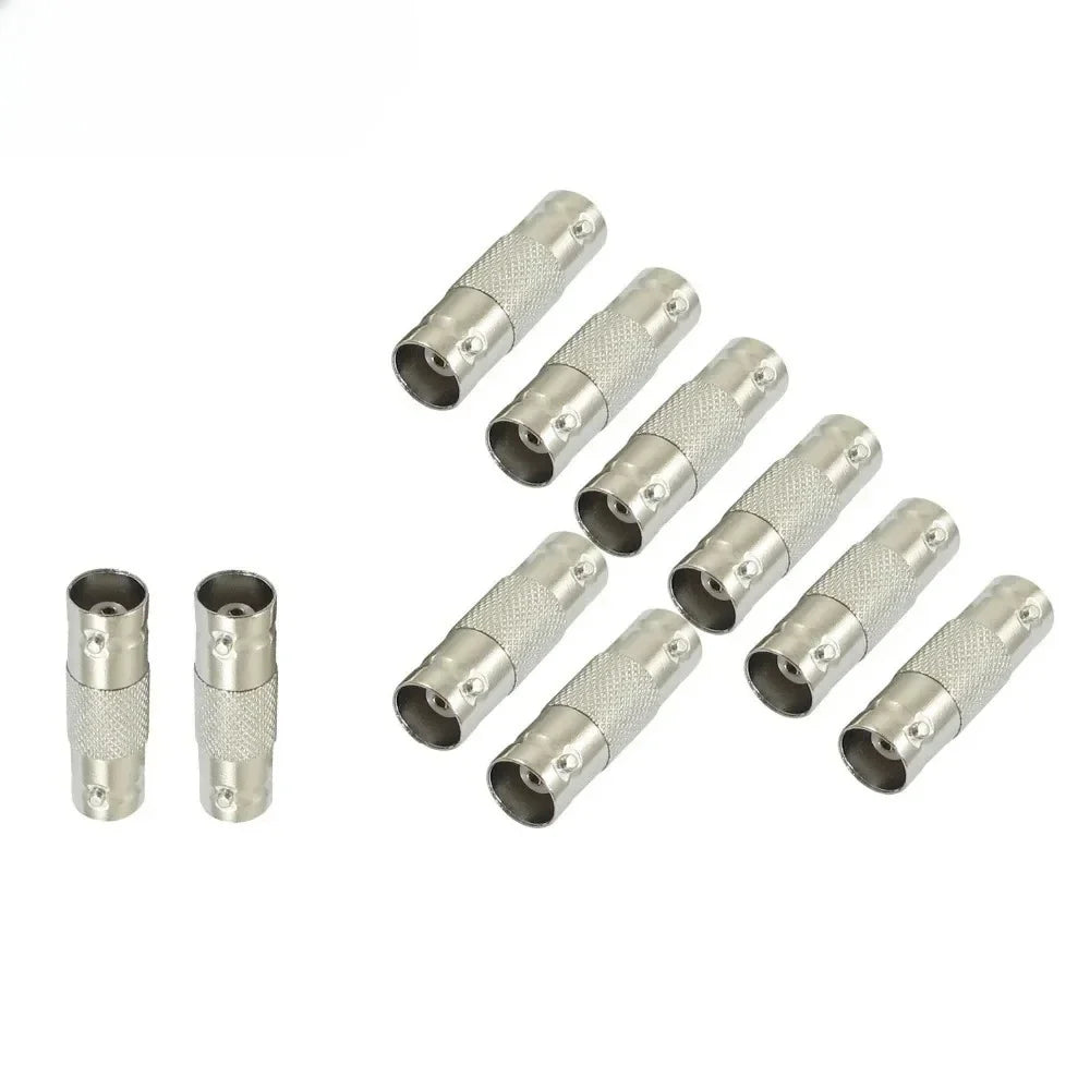 BNC Female Inline Coupler Coax Connector for CCTV Cameras Coax Cable Connector Qme