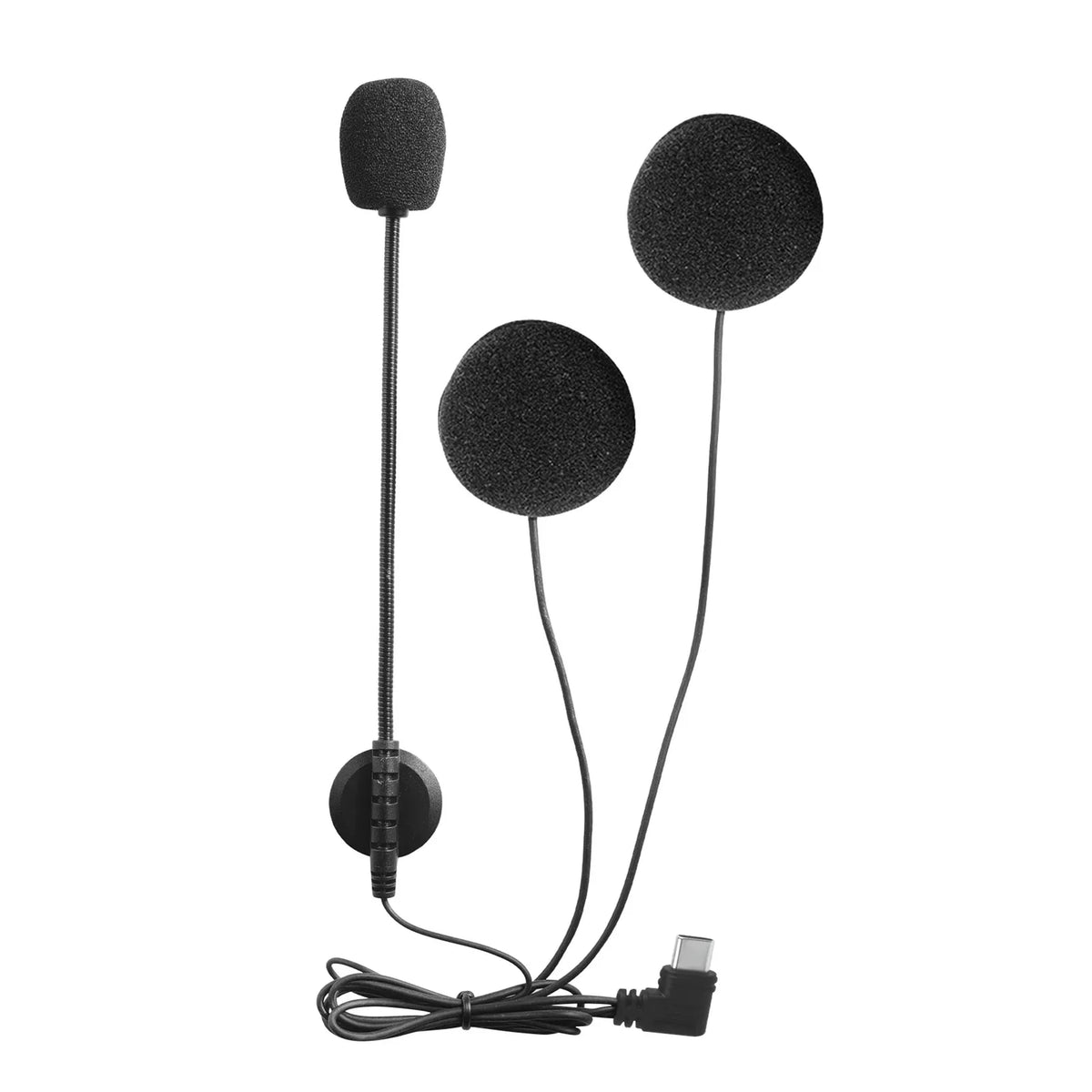 EJEAS V6 PRO+ Motorcycle Helmet Headset Speaker & Mic Type-C Helmet Headset Qst