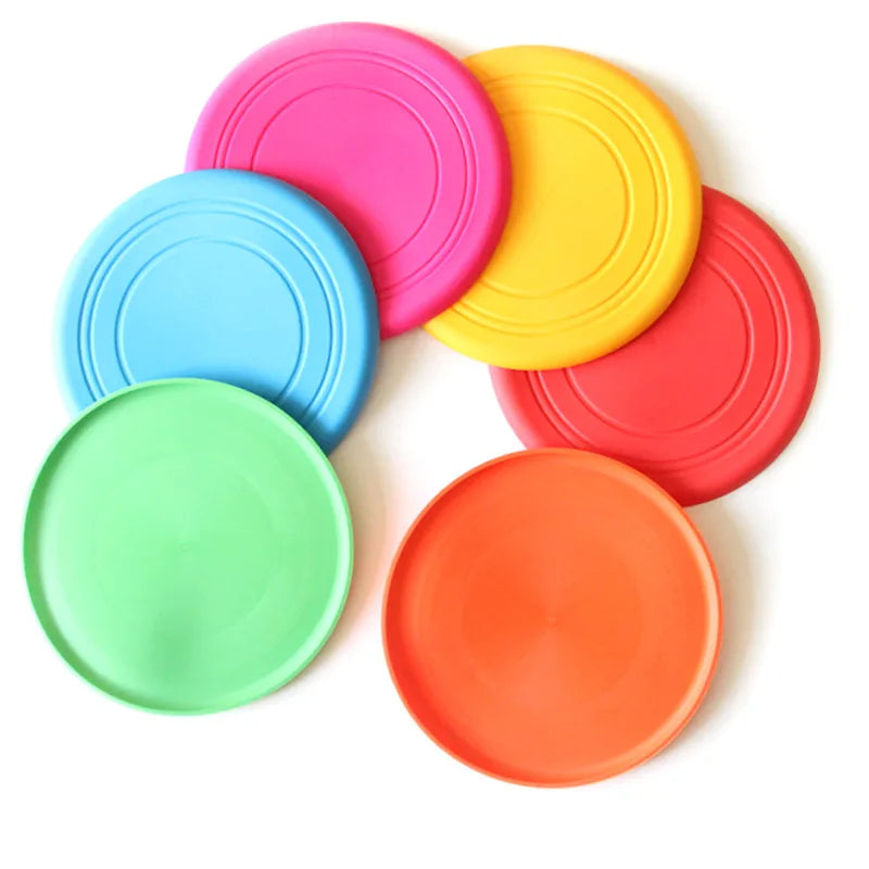 Silicone Flying Disc Interactive Dog & Cat Toy – 6 Colors Interactive Pet Toy Qme