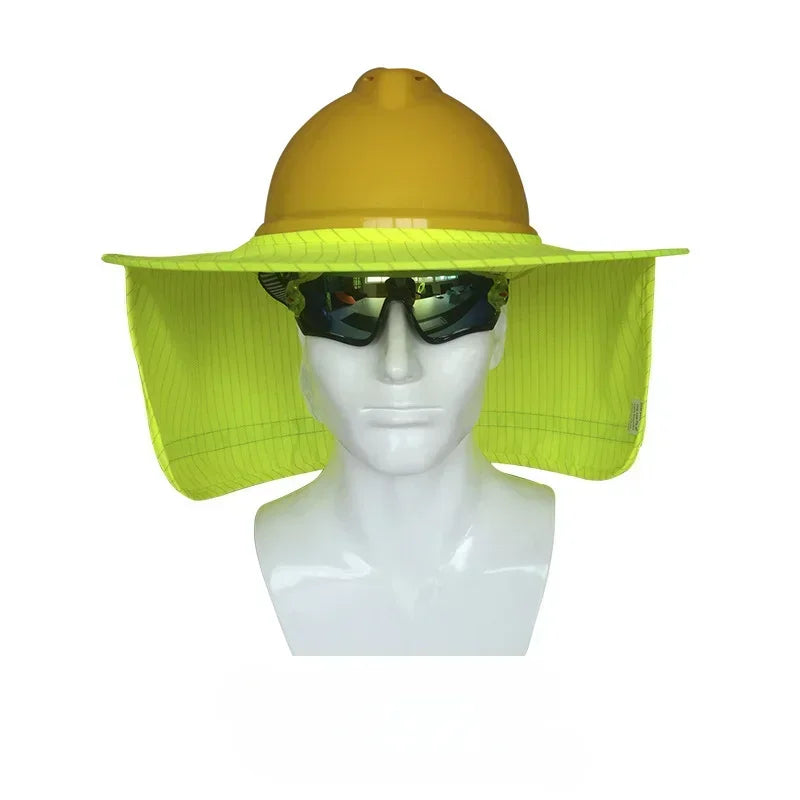 Mesh Reflective Safety Hard Hat Cover | Sun Shade Cap Safety Hat Cover Qme