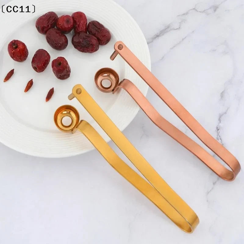 Stainless Steel Cherry & Jujube Pitter – Easy Core Removal Fruit Pitter Tool Qme
