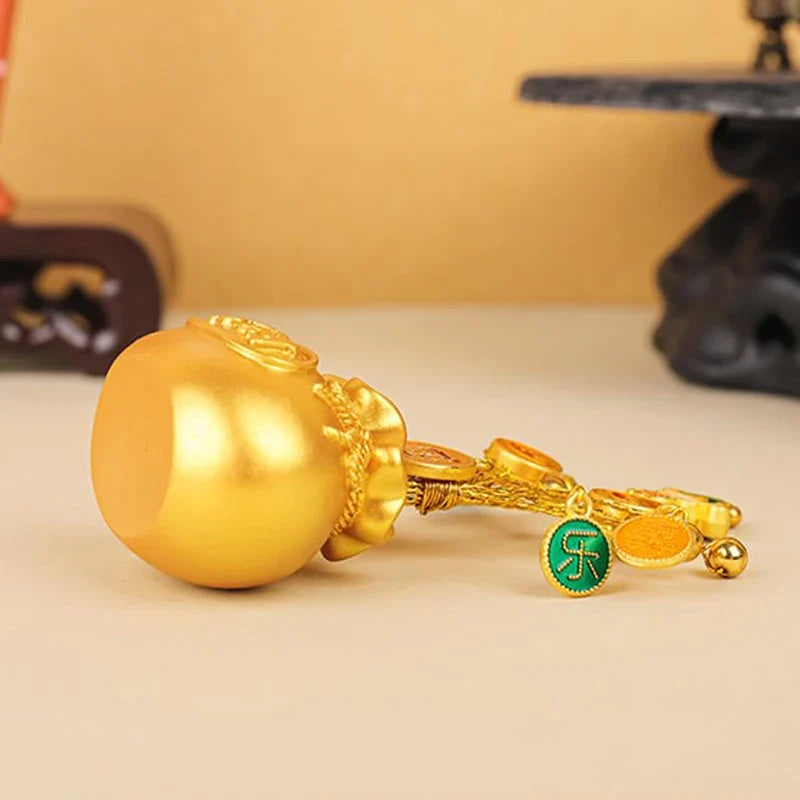 Feng Shui Money Tree Fortune God Miniature Resin Statue Decorative Figurine Qme