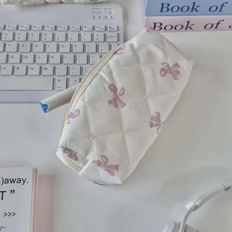 Butterfly Knot Cherry Blossom Pencil Case – Large Capacity Pencil Case Qme A1