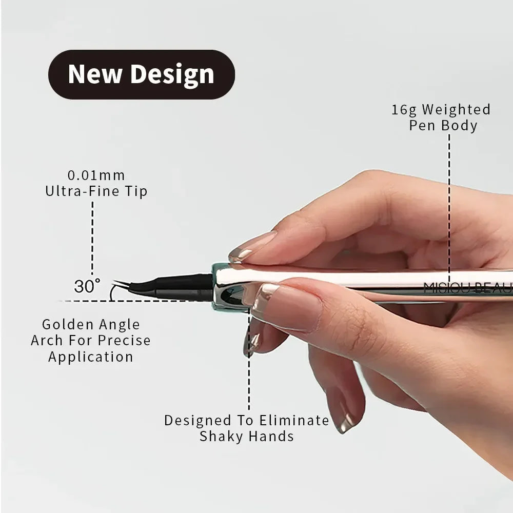 2-Point Waterproof Eyebrow Pencil – Long-Lasting, 3 Colors Eyebrow Pencil Qme