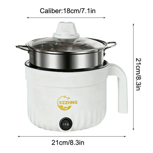 1.8L Non-Stick Electric Rice Cooker & Steamer – Compact Electric Rice Cooker Qme