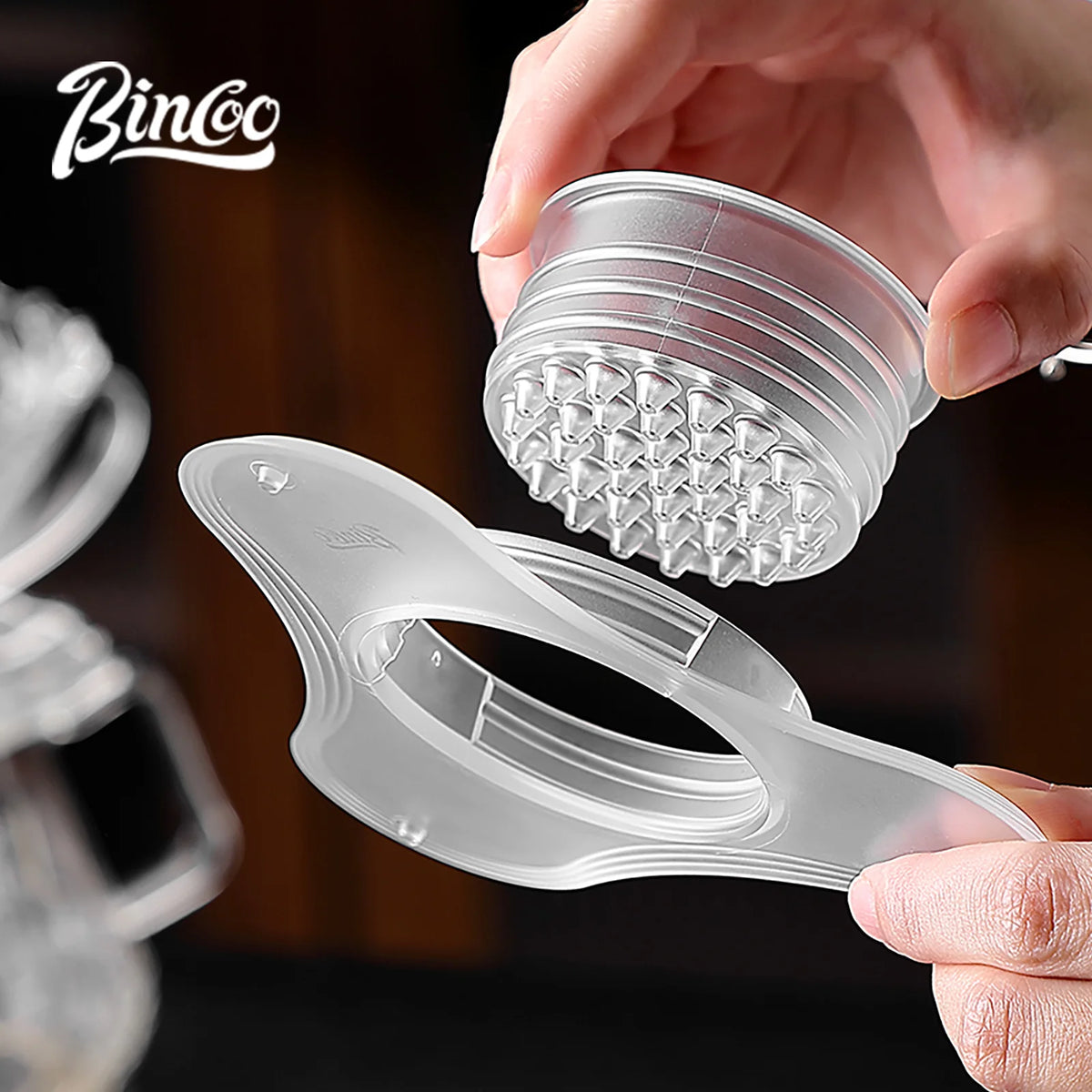 Bincoo Pour Over Flow Distributor – Even Coffee Extraction Pour Over Accessory Qst