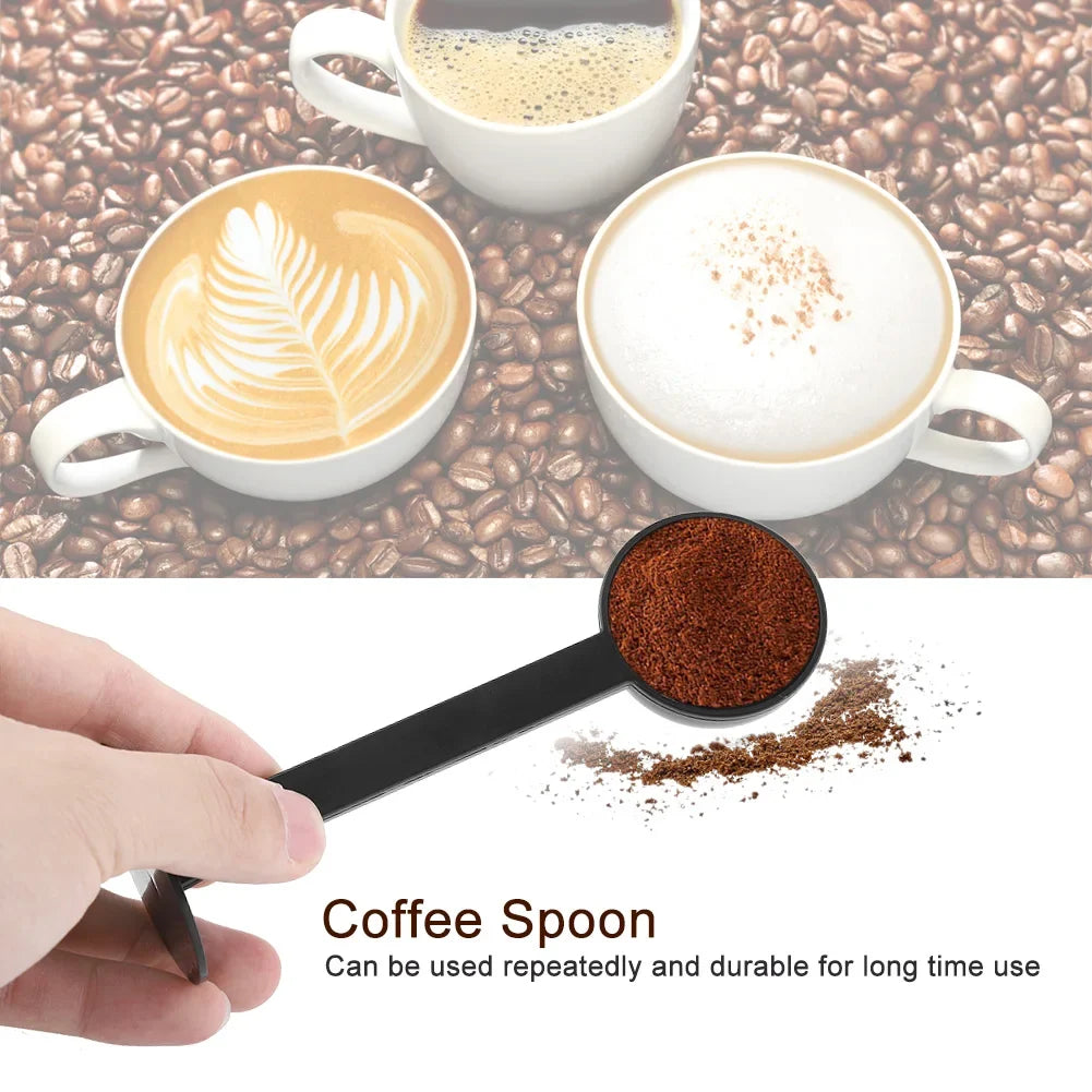 Coffee Measuring Scoop & Tamper – Reusable Plastic Spoon Coffee Measuring Scoop Qme