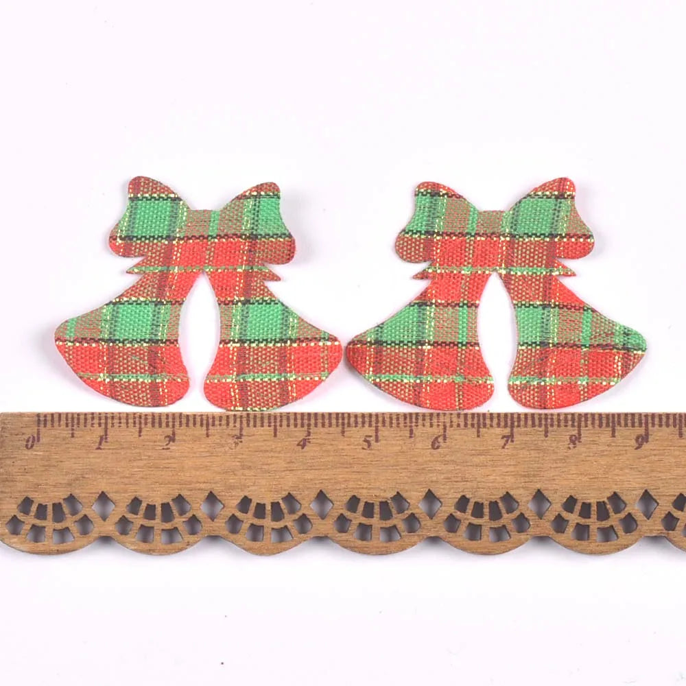 Glitter Christmas Stick-On Patches – Elk, Snowflake & Tree Craft Appliqué Patches Qme