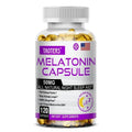 Melatonin Capsules 120ct – Non-GMO Sleep Support | Taoters Sleep Support Supplement Qst 120 count-1 bottle