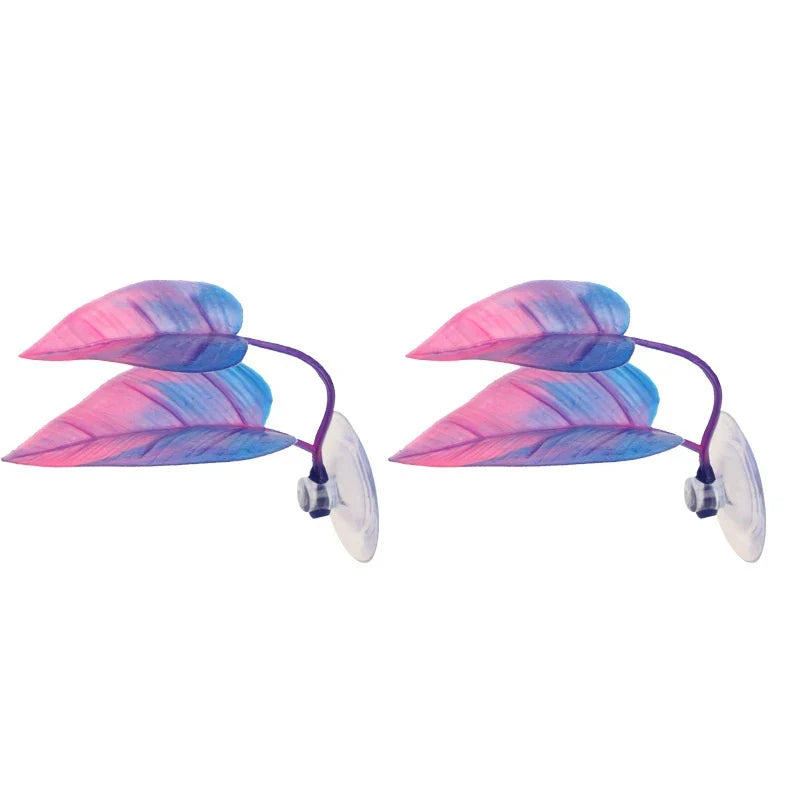 Artificial Betta Fish Rest Leaves | Aquarium Spawning Plant Decor Aquarium Plant Decor Qme A4