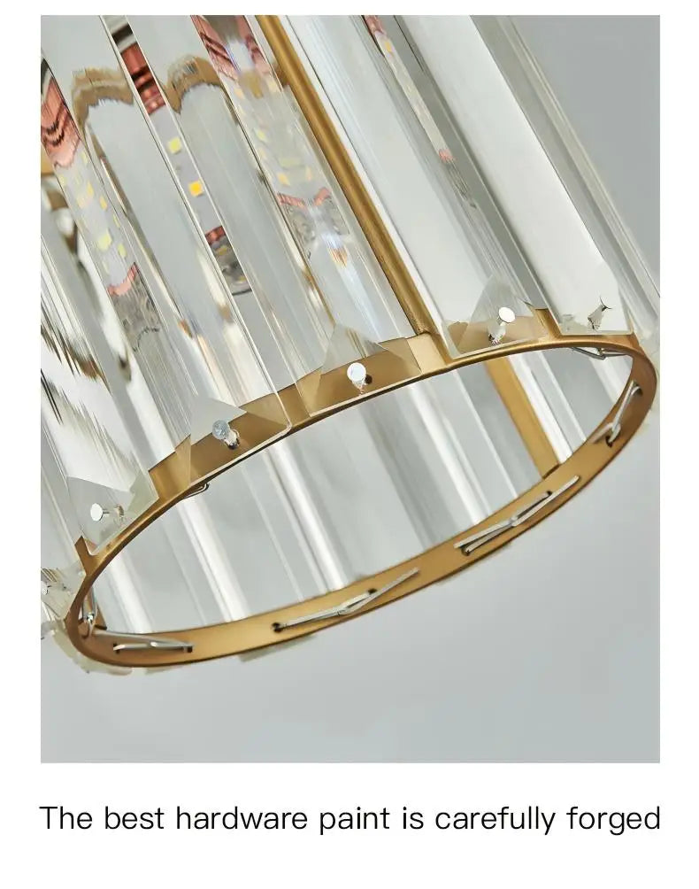 Modern LED Crystal Chandelier Ceiling Light – Luxury Décor Crystal Chandelier Qme