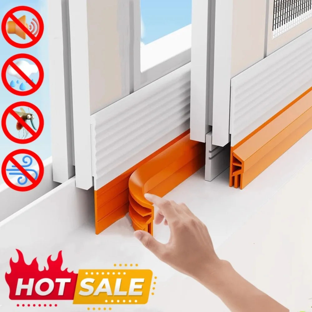 2M TPE Sliding Window & Door Sealing Strip – Weatherstrip Door Window Weatherstrip Qme