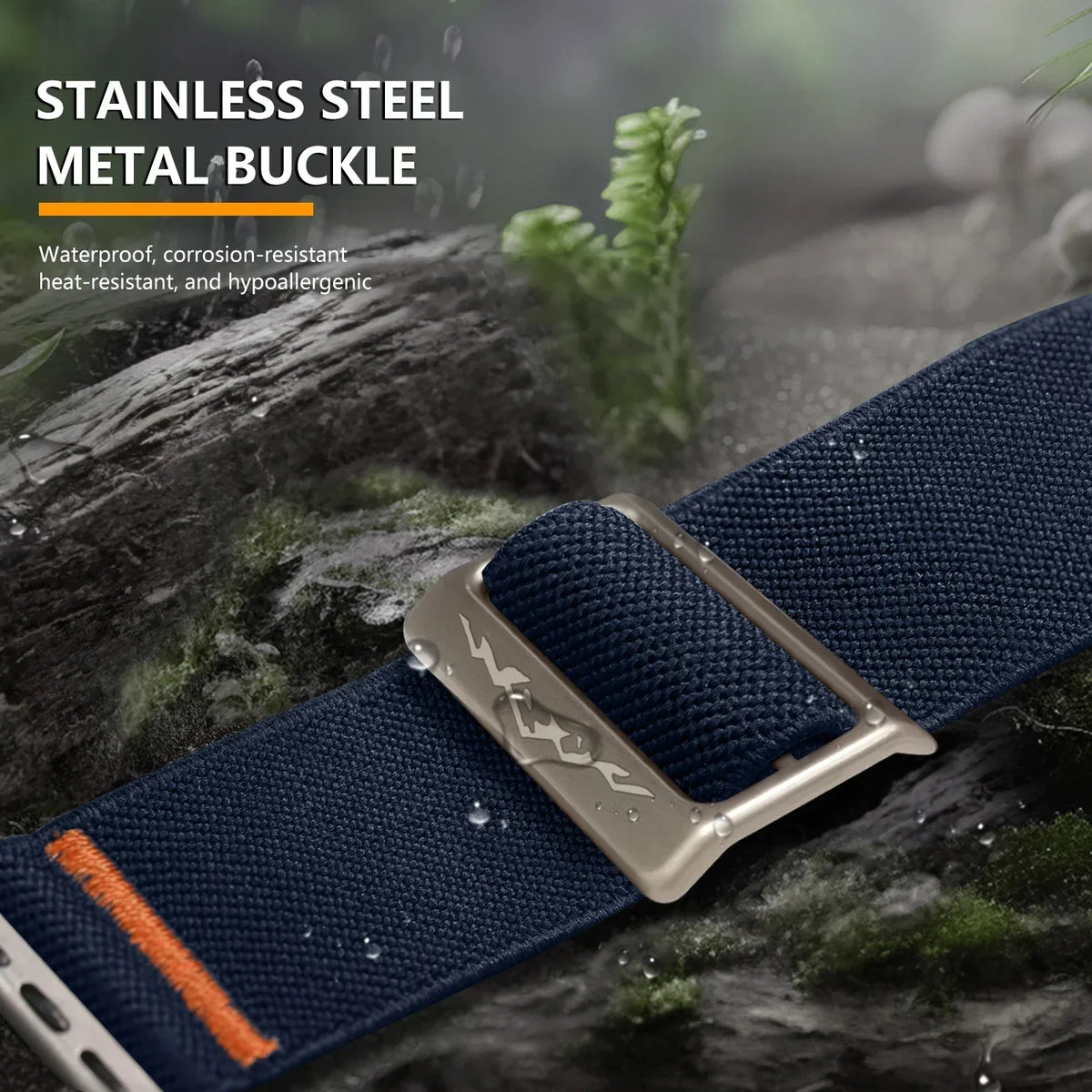 Nylon Apple Watch Band – Series 9 8 7 SE Ultra 2 | 16 Colors Watch Band Qme