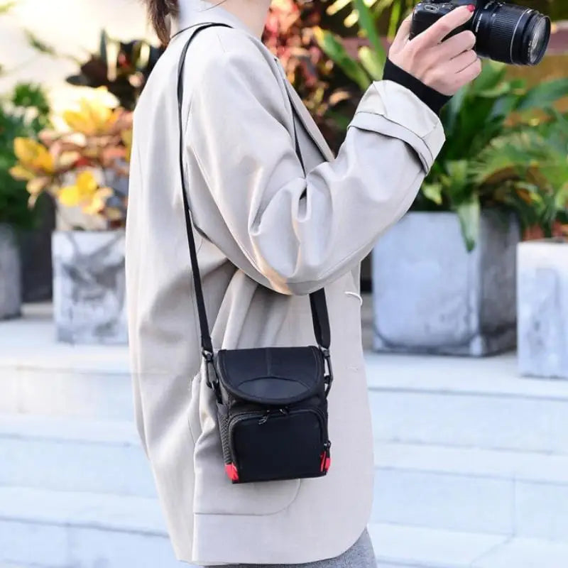 SLR Camera Bag – Waterproof Nylon, Lightweight & Secure Camera Bag Qme