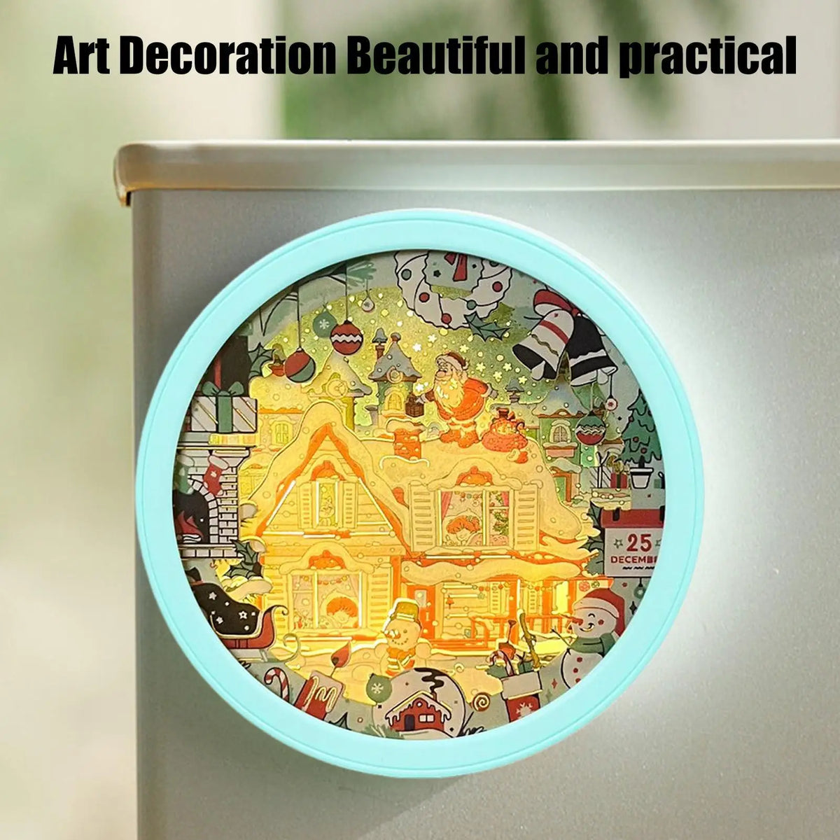 Christmas Refrigerator Magnets – Festive Decal Stickers | Qme Refrigerator Magnets Qme