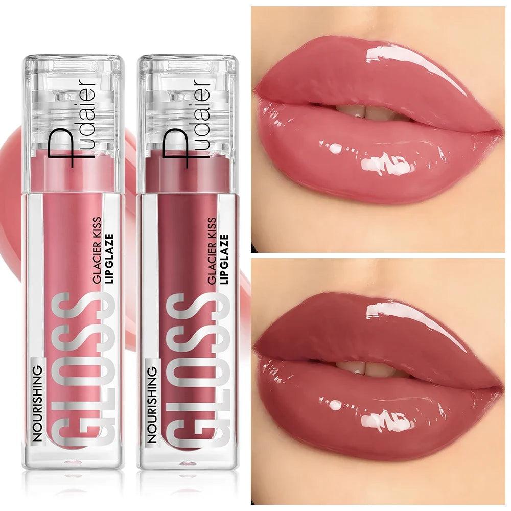 Hydrating Glass Lip Gloss – Plumping, Waterproof, Non-Sticky Lip Gloss Qme