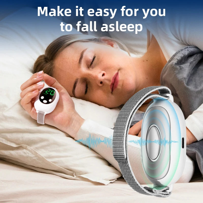 VIMYSHOW EMS Palm Massager – Microcurrent Sleep & Relaxation Handheld Sleep Massager Qst