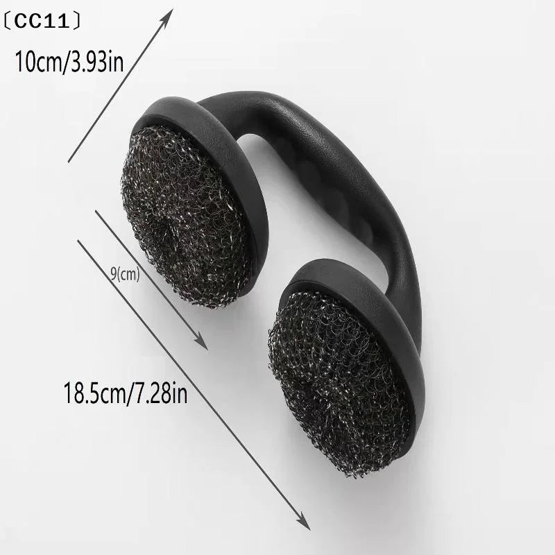 Steel Wire Ball BBQ Grill Brush – Multi-Use Outdoor Cleaner BBQ Grill Brush Qme