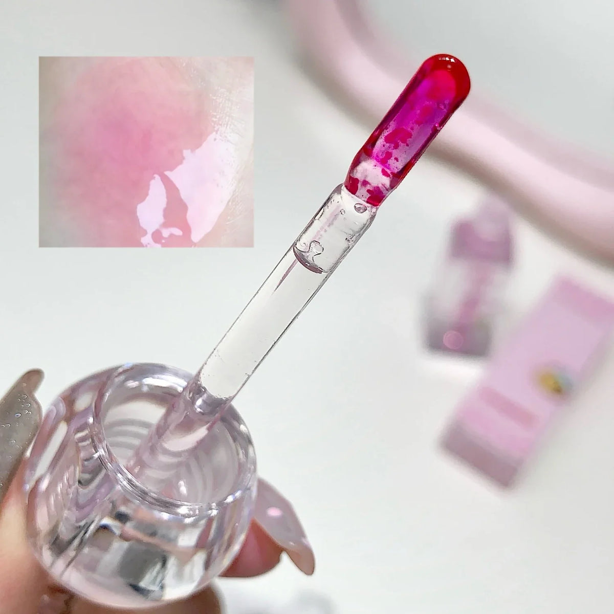 SHAQINUO Honey Lip Oil | Color-Changing Moisturizing Gloss Lip Oil Gloss Qme