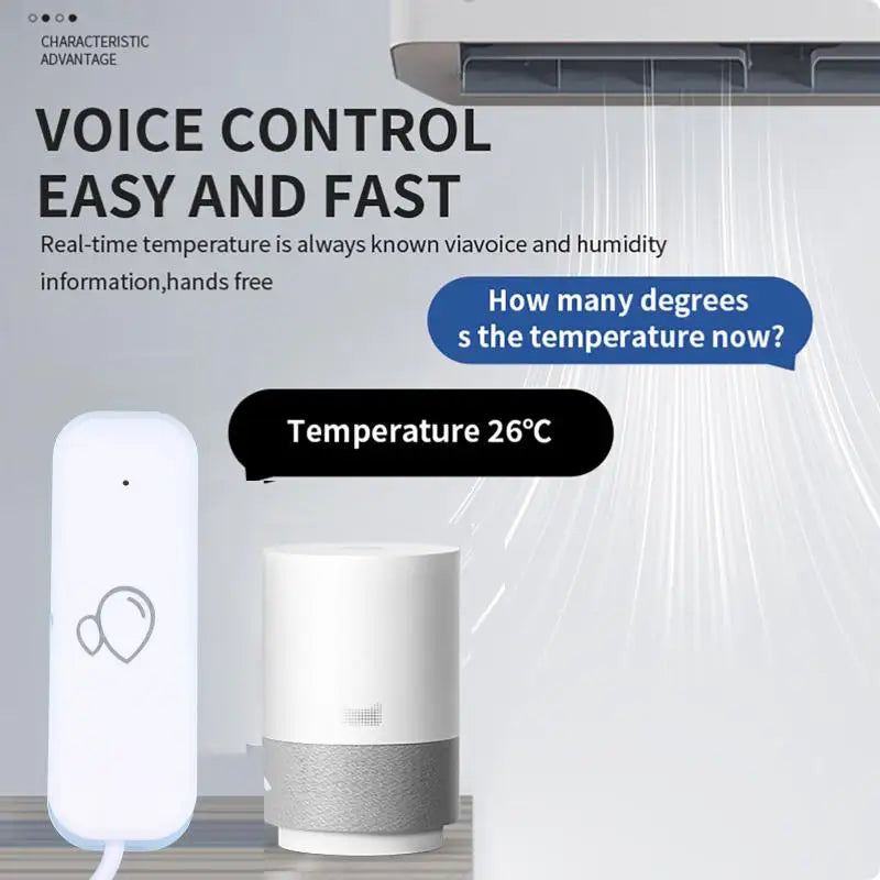 WiFi Water Leak Detector – Smart Flood Sensor with App Alerts Smart Leak Detector Qme