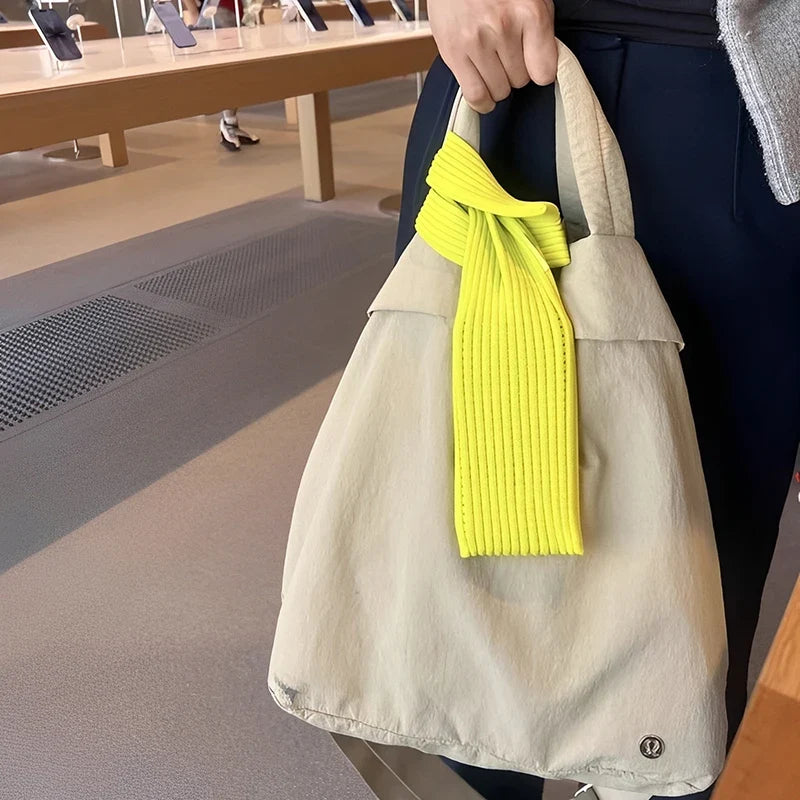 Knitted Woven Phone Pocket Mini Bag | 8 Colors – Stylish Pouch Knitted Phone Pouch Qme