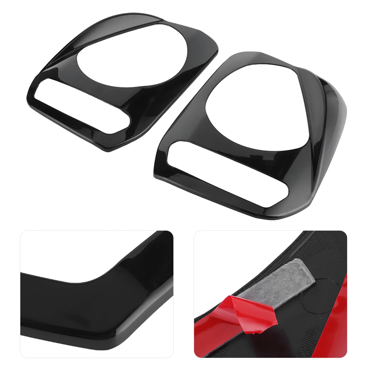 Suzuki Jimny Headlight Cover Trim ABS Black 2007–2017 Headlight Cover Trim Qme