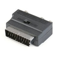SCART to 3 RCA S-Video Adapter | Composite AV Converter AV Cable Adapter Qme 5pcs