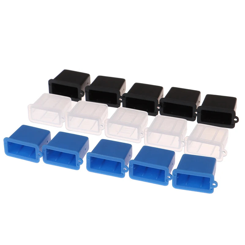 10 Pcs USB Type-A Male Dust Plug Caps – Rubber Port Covers USB Port Dust Cap Qst