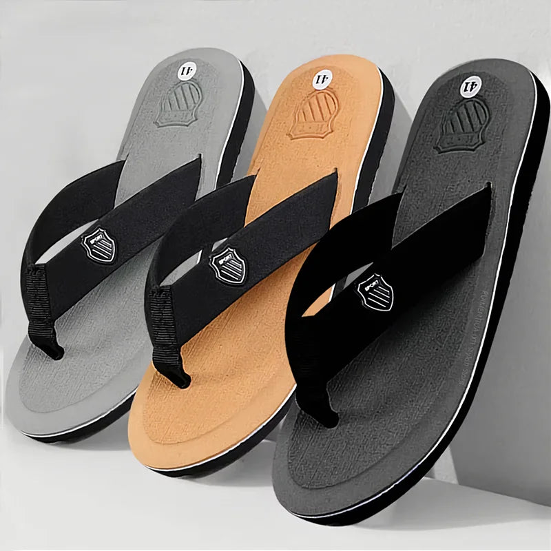 Men's EVA Flip Flops – Non-Slip Summer Beach Sandals Men's Flip Flops Qme