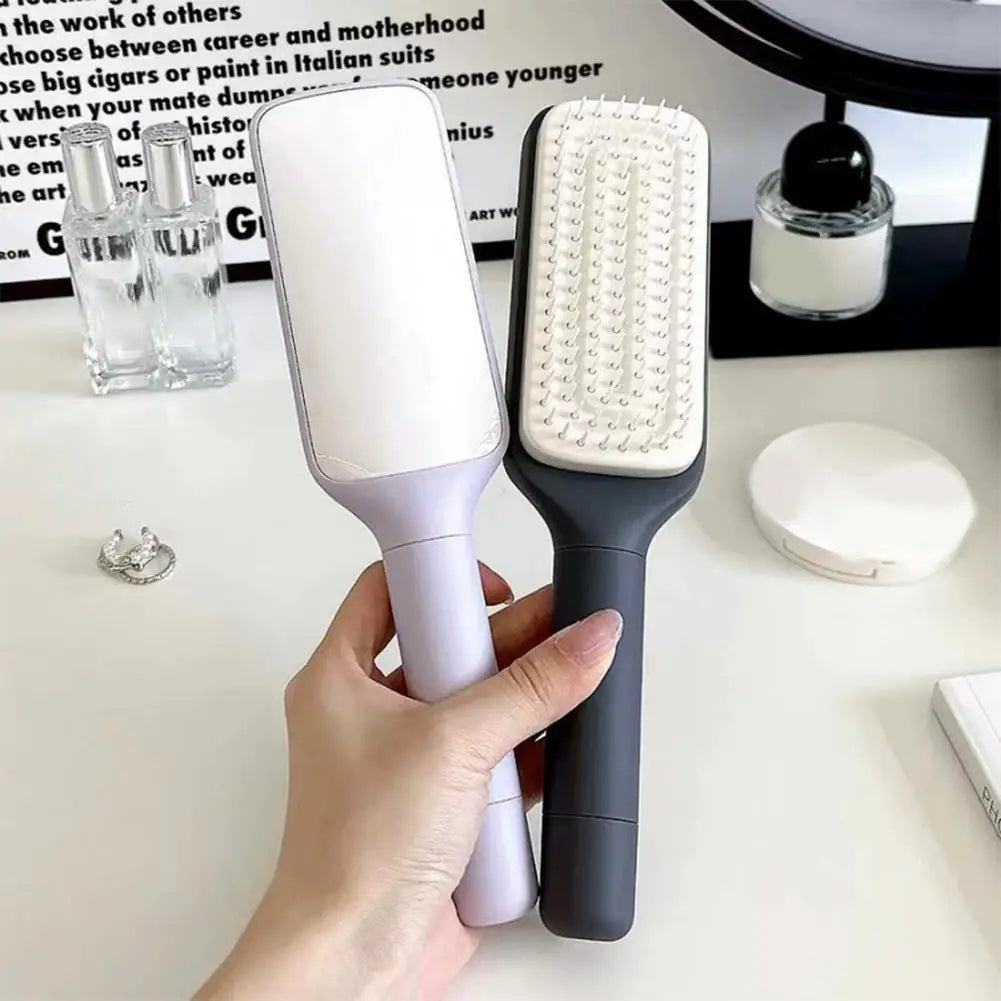 Self-Cleaning Rotatable Hair Brush | Air Cushion Massage Comb Air Cushion Hair Brush Qme