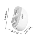 Electric Nail Trimmer & Polisher with LED Light | Rechargeable Electric Nail Trimmer Qme White