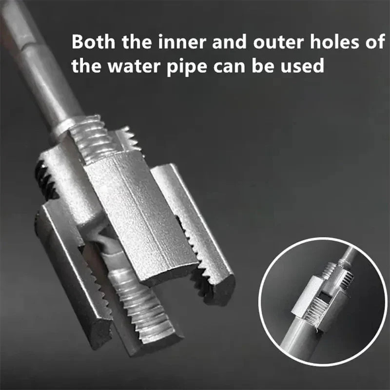 PPR PVC Pipe Threader Tapping Tool – Internal & External Thread Pipe Threading Tool Qme