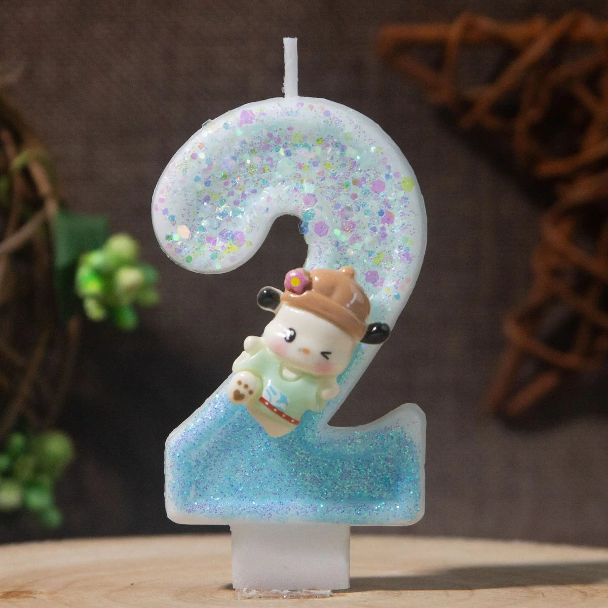Pacha Dog 0–9 Numbered Birthday Candles Pink Cartoon Cake Topper Birthday Cake Candles Qme 2