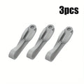 Sleek Adhesive Cable Clips – Tangle-Free Organizer 3pcs Cable Organizer Clips Qme 3Pcs Grey