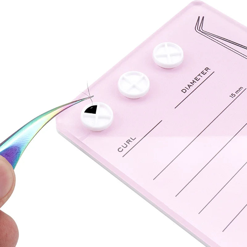 Magnetic Eyelash Glue Pallet Holder – Acrylic Suction Board Eyelash Tool Holder Qme