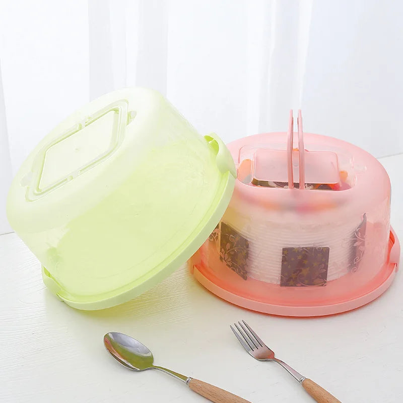 Transparent Round Fresh-Keeping Storage Box | Portable PP Food Storage Container Qme