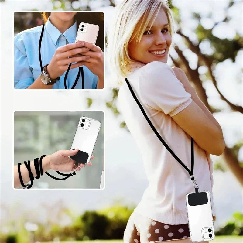 Universal Adjustable Phone Neck Lanyard Strap – 6 Colors Phone Neck Lanyard Qme