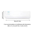 Wall AC Dust Cover – Damp-Proof PEVA Protective Cover AC Protective Cover Qst L